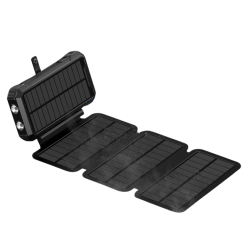 Cellect Solar Powerbank solar panellel, 20000mAh, Fekete 1