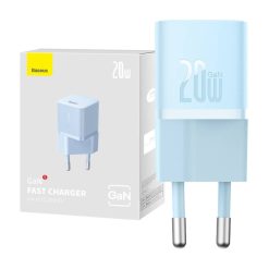 Mini wall charger Baseus GaN5 20W (blue) 1