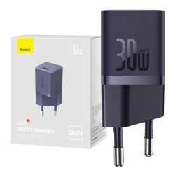 Mini wall charger Baseus GaN5 30W (purple) 1