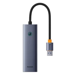 Baseus UltraJoy 4 az 1-ben Hub USB-A+4xUSB 3.0 (űrszürke) 1
