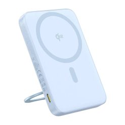 Baseus PicoGo mágneses powerbank állvánnyal, Qi2, 5000mAh, 20W (kék) 1