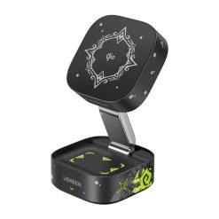 Qi2 2 az 1-ben Ugreen W702 Genshin Impact sorozatú induktív töltő Iphone-hoz, AirPods, 25W + USB-C kábel 1m 1