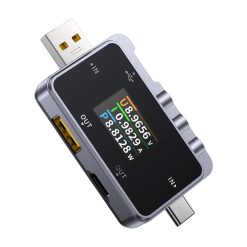 Tesztelő USB 2w1 FNIRSI FNAC-28 USB-C USB-A 1