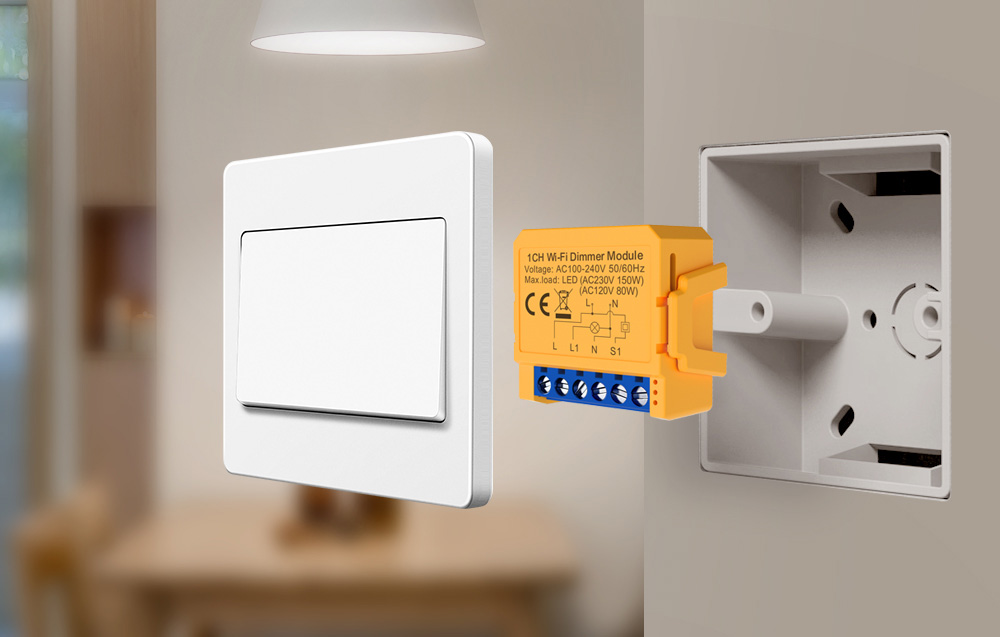 Avatto DMS16-2 okos dimmer, WiFi, TUYA 2