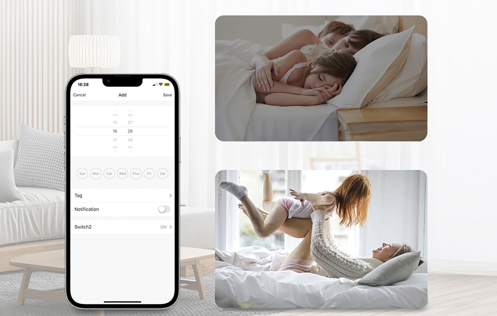 Avatto DMS16-2 okos dimmer, WiFi, TUYA 6