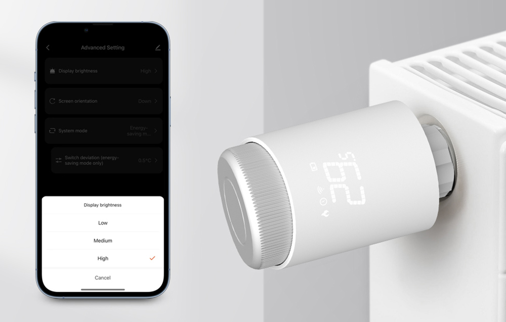 Avatto TRV10 okos termosztátfej, Zigbee, Tuya 2