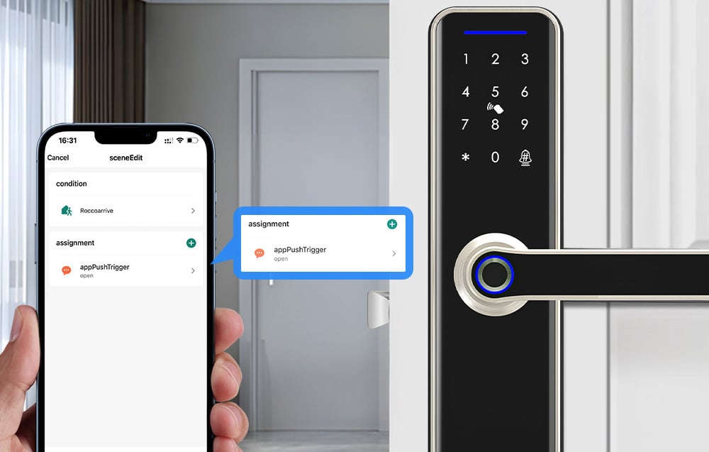 Avatto ZSDL-A270-S-ALI-6072 okoszár, ZigBee, ezüst 4