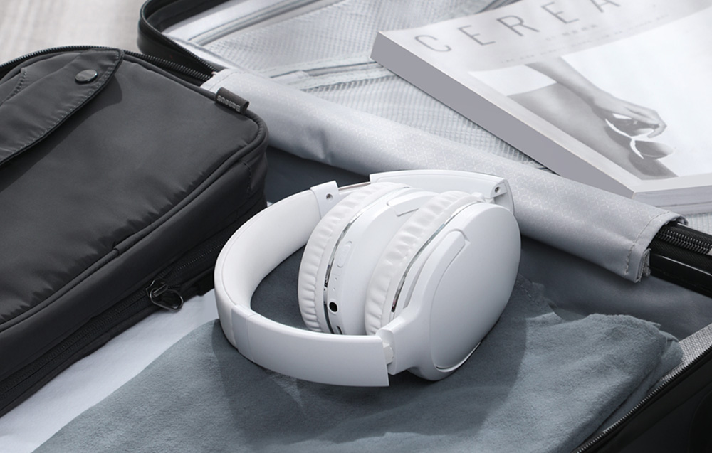 Baseus Encok  D02 Pro Vezeték nélküli fejhallgató (fehér) 7