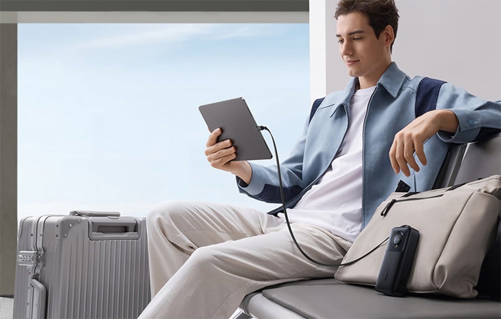 Baseus Free2Pull Powerbank, 20000mAh, 65W + kábel, fekete 5