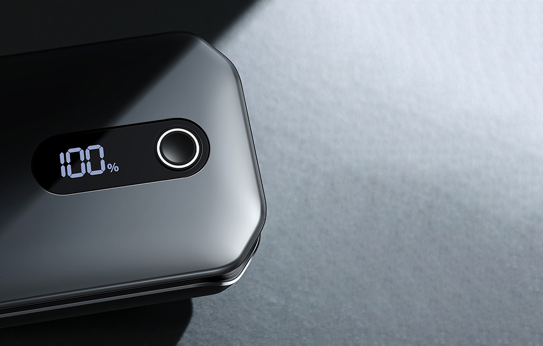 Baseus Super Energy Autó Jump Starter, 12000mAh, 1000A, USB (fekete) 4