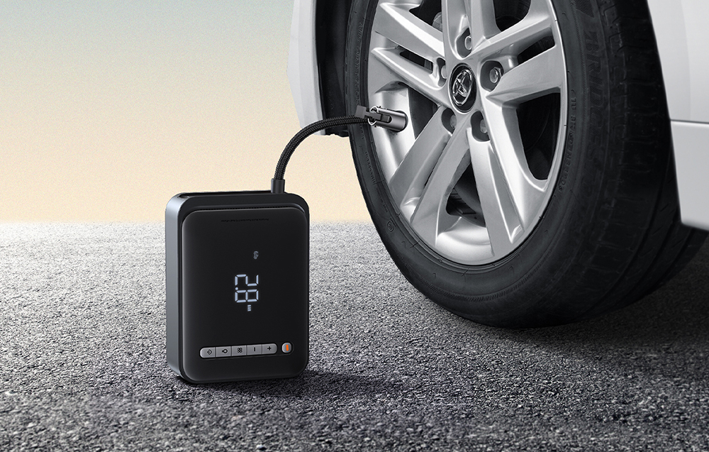 Baseus Super Energy autó jump starter / powerbank / kompresszor, 8000mAh, 1000A, USB (fekete) 5