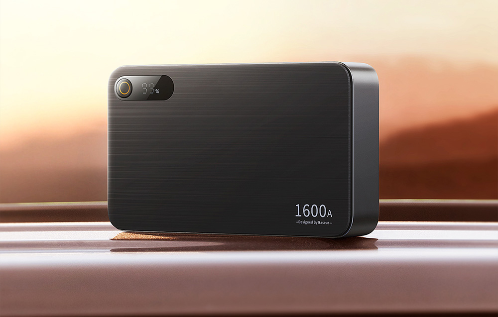 Baseus Super Energy PRO Autó Jump Starter, 1600A, USB (fekete) 1