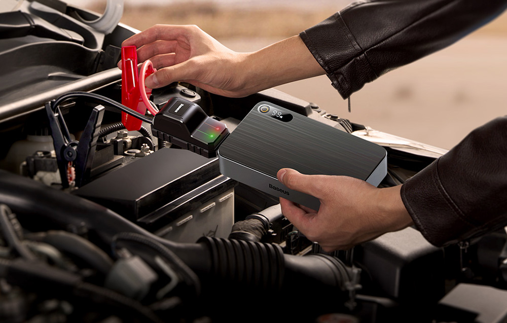 Baseus Super Energy PRO Autó Jump Starter, 1600A, USB (fekete) 3