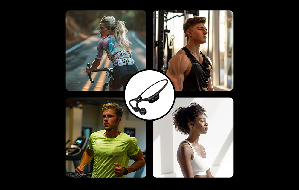 BlitzWolf BW-BTS9 csontvezetéses fülhallgató, IPX8 4