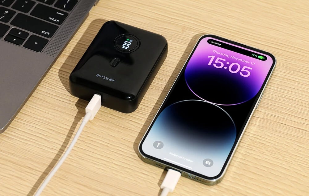BlitzWolf BW-P21 mini powerbank, 10000mAh, 22.5W 2