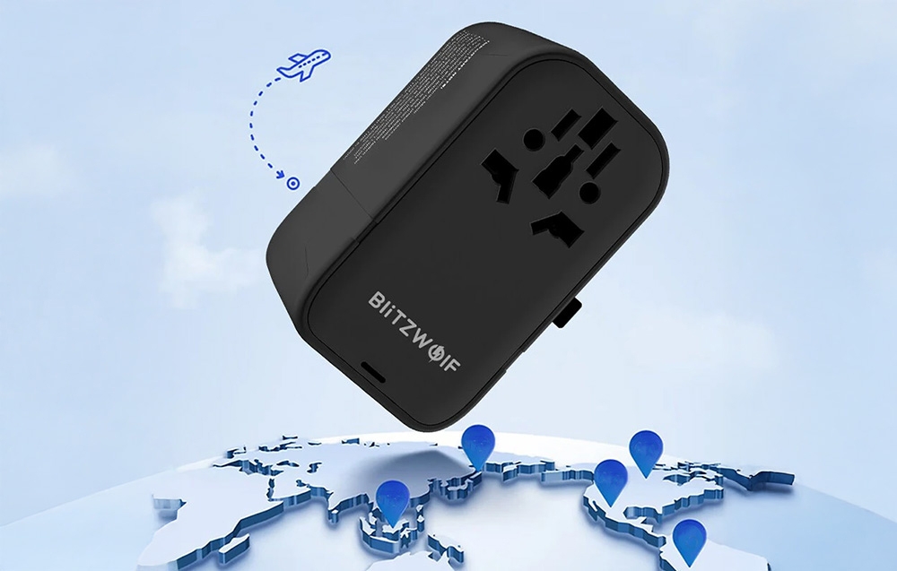 BW-TA3 utazási adapter 1