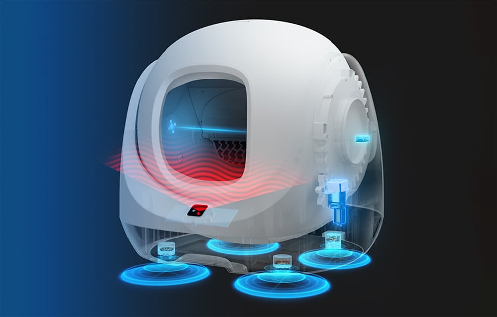 Catlink BayMax Scooper SE Lite okos öntisztító macskaalom CL-CA-03 5