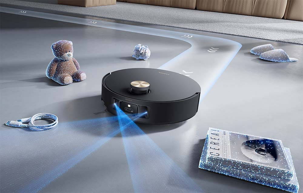 Dreame Aqua 10 görgős tisztítórobot (fekete) 9
