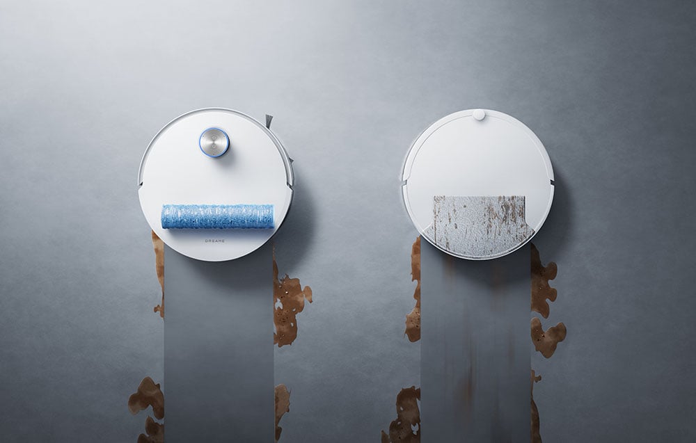 Dreame Aqua 10 Ultra Roller Komplett takarító robot (fehér) 3