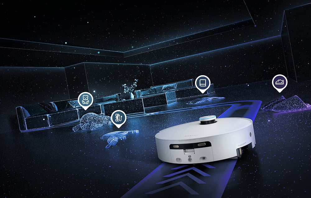 Dreame Aqua10 Ultra Track robotporszívó, fehér 2