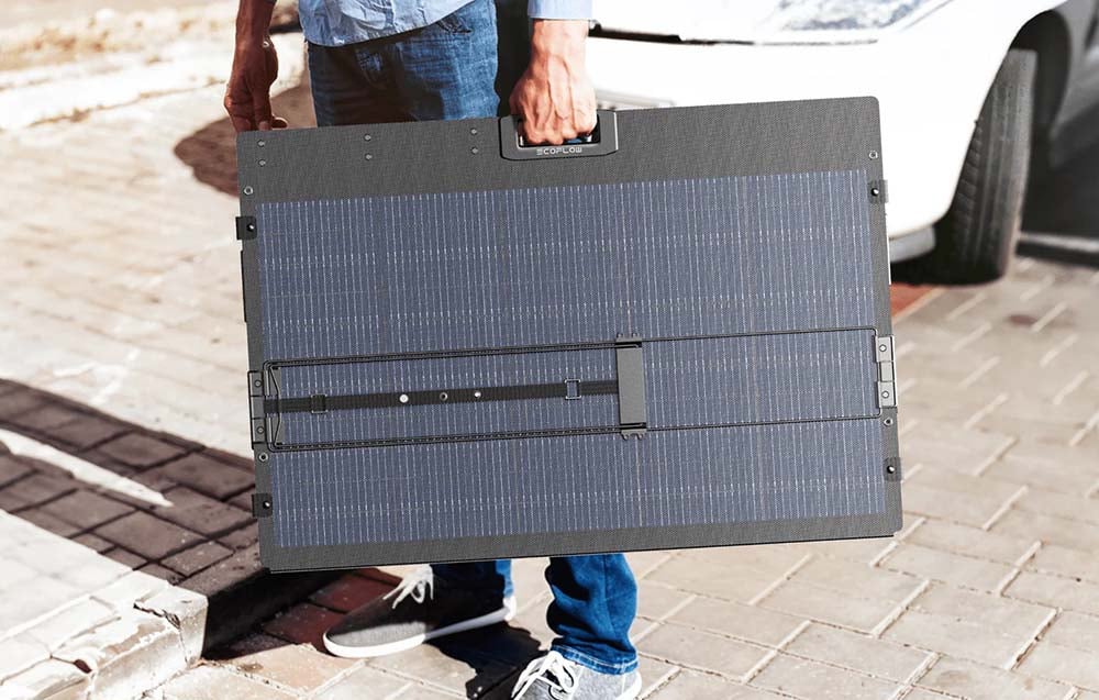 EcoFlow NextGen 400W-os összecsukható fotovoltaikus panel. 1