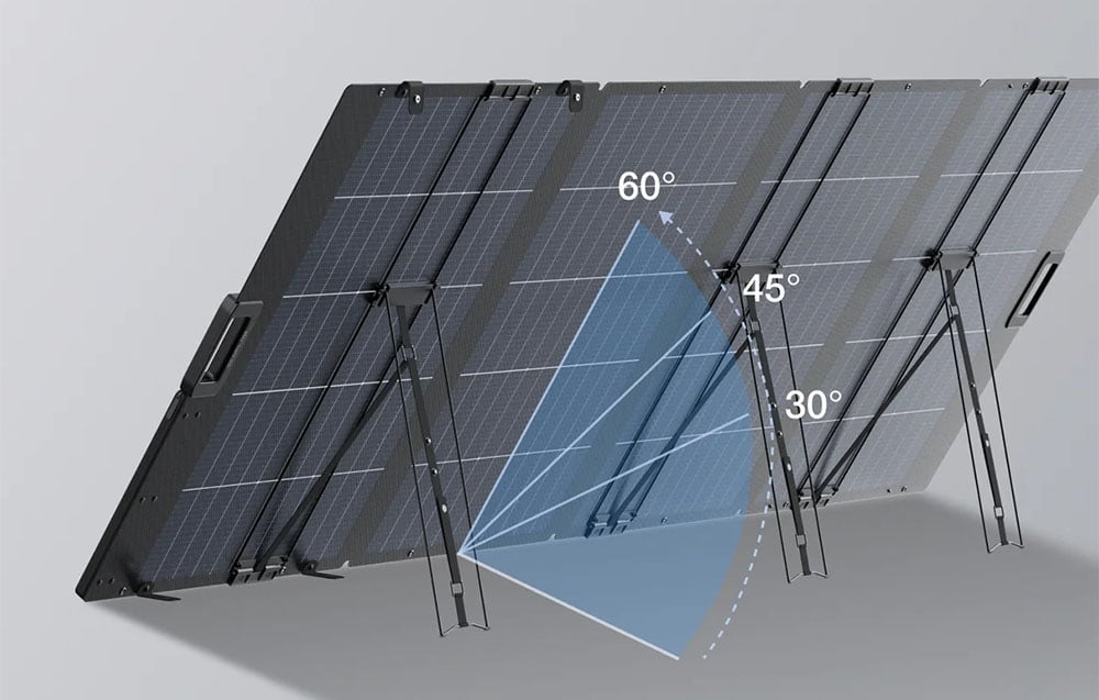 EcoFlow NextGen 400W-os összecsukható fotovoltaikus panel. 3