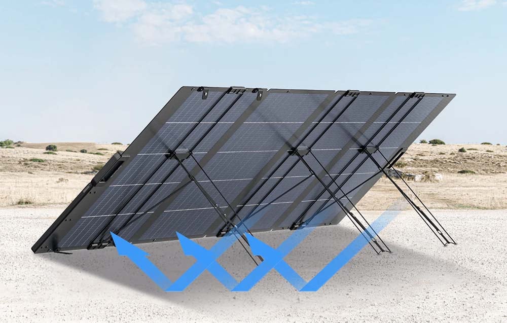 EcoFlow NextGen 400W-os összecsukható fotovoltaikus panel. 5