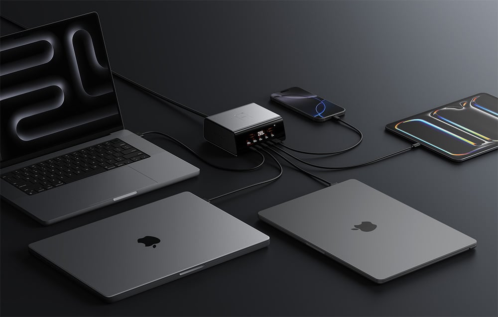 EcoFlow RAPID Pro 320W-os dokkolóállomás, 4xUSB-C, 1xUSB-A, GaN 2