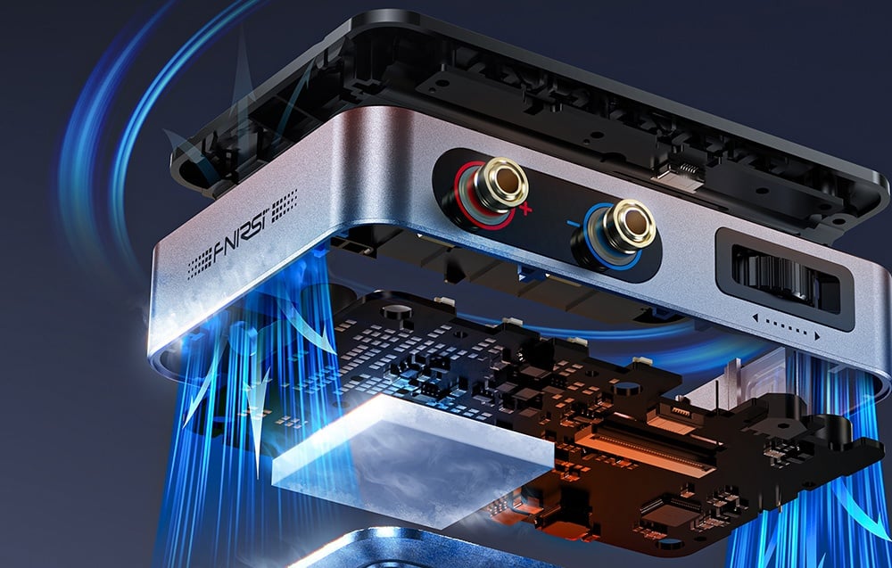 FNIRSI DPS150 egyenáramú programozható mini laboratóriumi tápegység 2