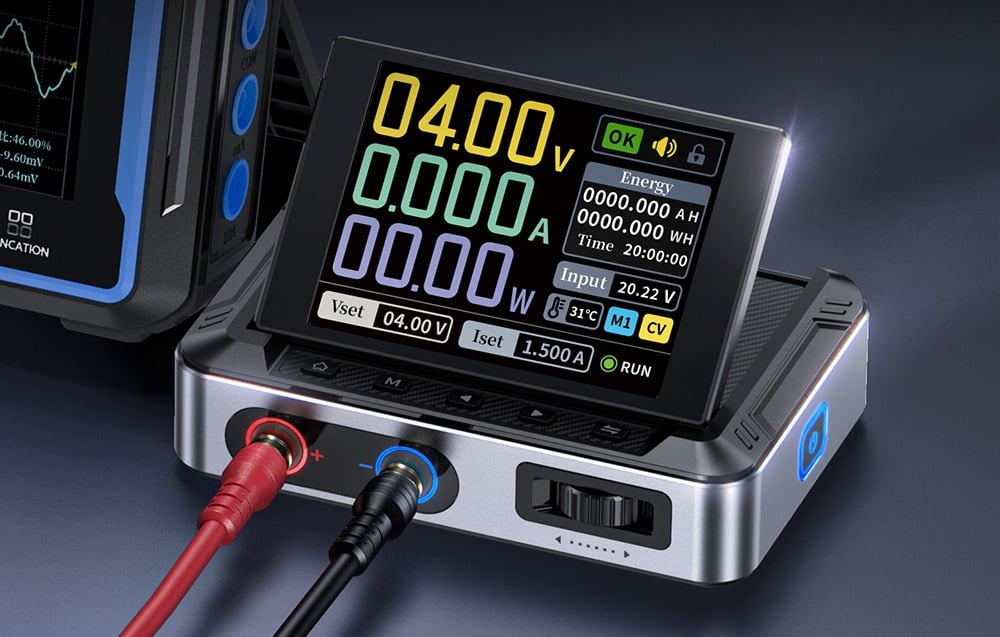 FNIRSI DPS150 egyenáramú programozható mini laboratóriumi tápegység 3