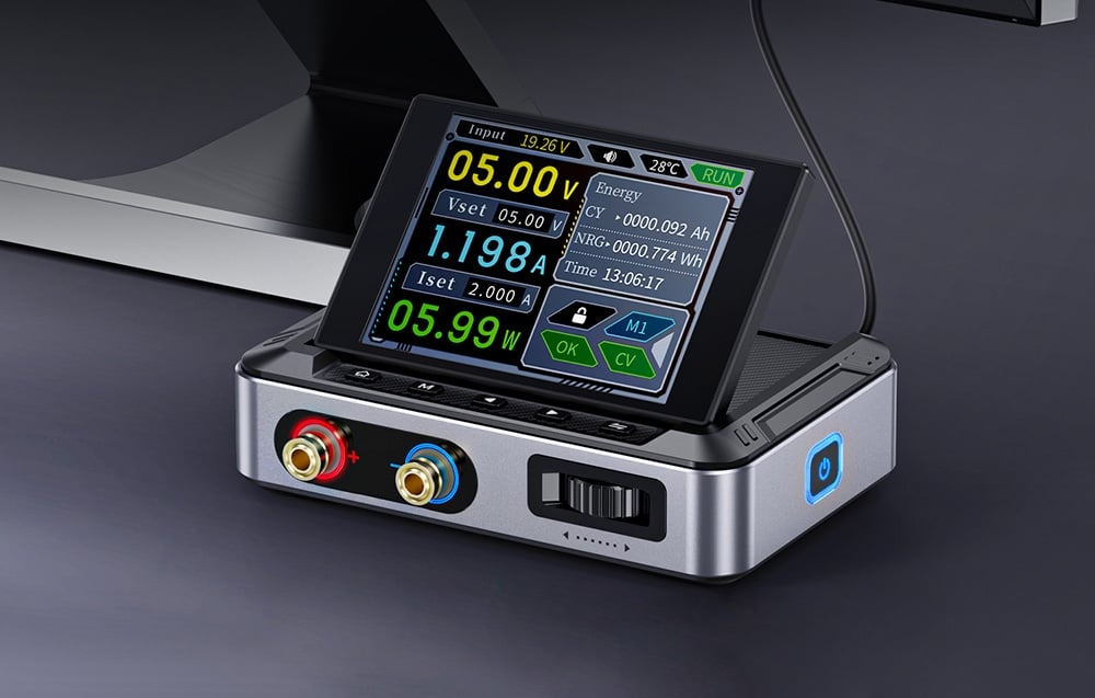 FNIRSI DPS150 egyenáramú programozható mini laboratóriumi tápegység 5