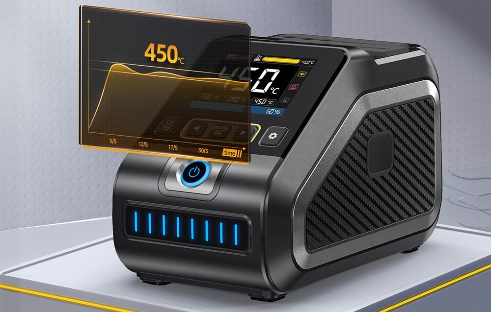 FNIRSI DWS-200 F forrasztóállomás 2