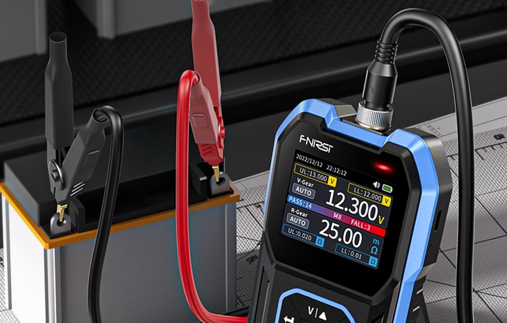 FNIRSI HRM-10 belső akkumulátoros ellenállásmérő 2