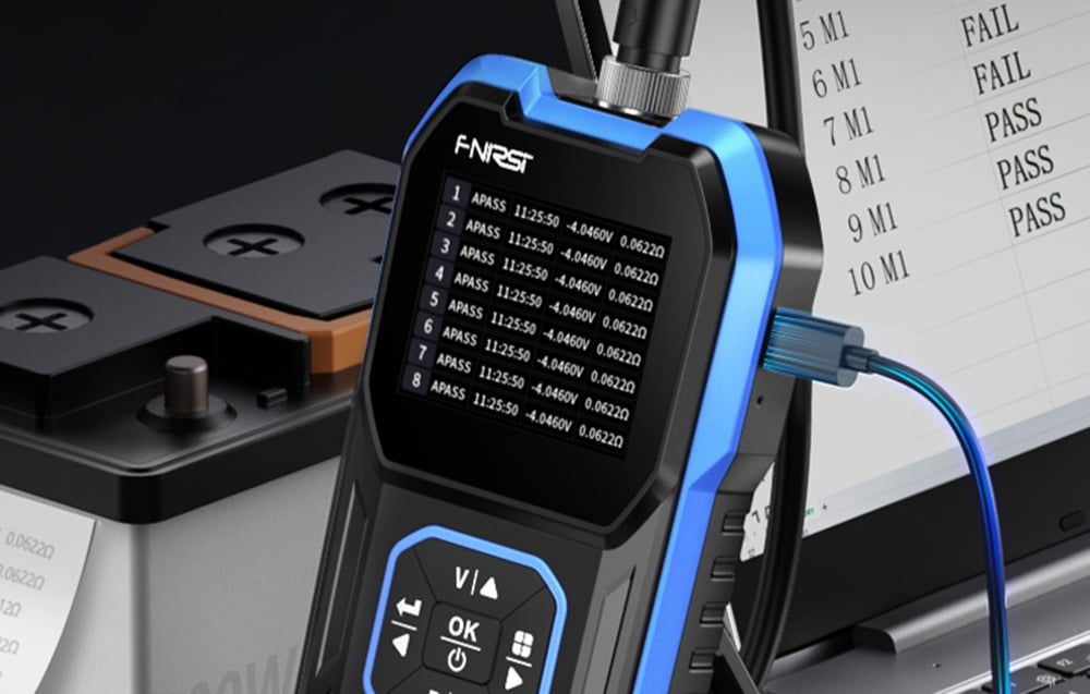 FNIRSI HRM-10 belső akkumulátoros ellenállásmérő 3