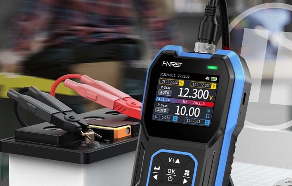 FNIRSI HRM-10 belső akkumulátoros ellenállásmérő 5