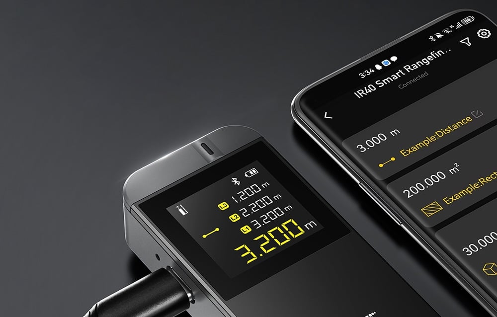 FNIRSI IR40 40m lézeres távolságmérő 5