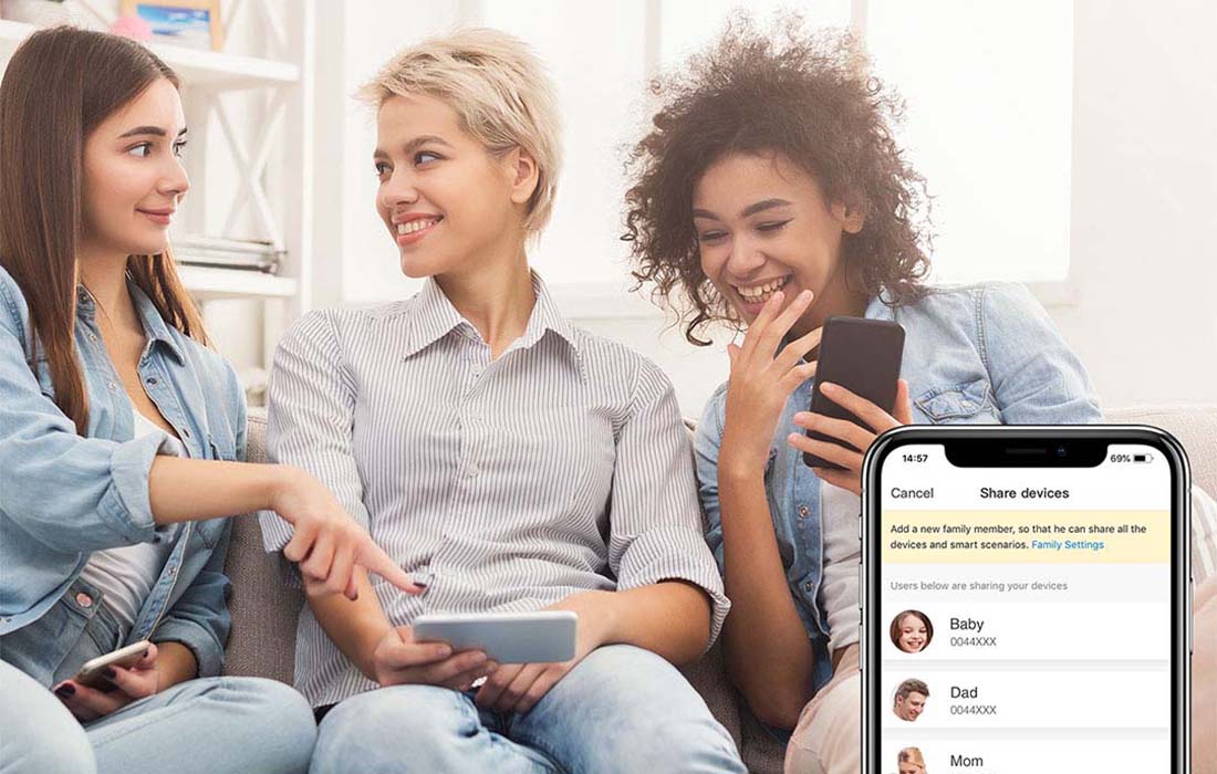 Gosund EP2 WiFi-s okos konnektor, 4db, 10A, Tuya 4