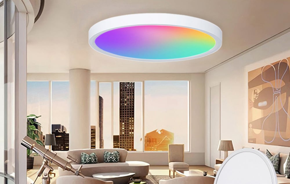 Gosund LB12 okos mennyezeti lámpa, 30cm, WiFi/Bluetooth, 16M RGBCW, 1920lm, Tuya + távirányító 1