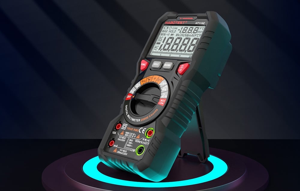 Habotest HT118E univerzális digitális multiméter True RMS NCV 2