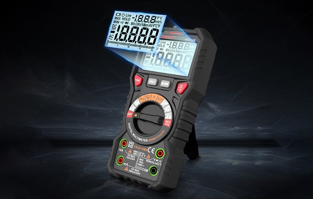 Habotest HT118E univerzális digitális multiméter True RMS NCV 4