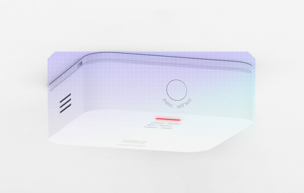 Heiman WS-720ES okos CO érzékelő, Tuya, Wi-Fi 3