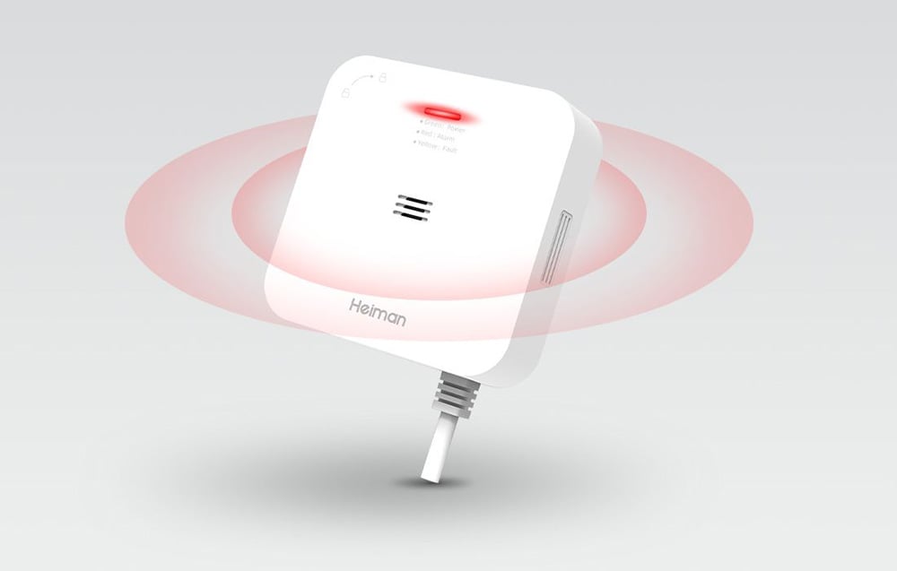 Heiman WS-720ES okos CO érzékelő, Tuya, Wi-Fi 7