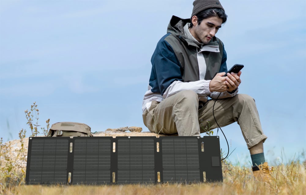 Hordozható összecsukható napelem EcoFlow 45W (USB-C) 2