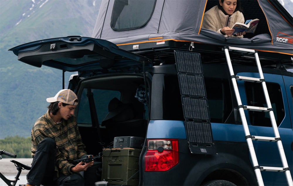 Hordozható összecsukható napelem EcoFlow 45W (USB-C) 6