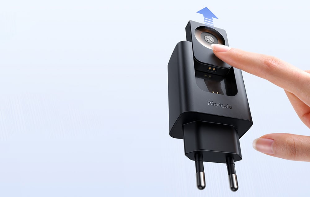 McDodo CH-3700 30W 2 az 1-ben USB-C+A töltő, fekete 2