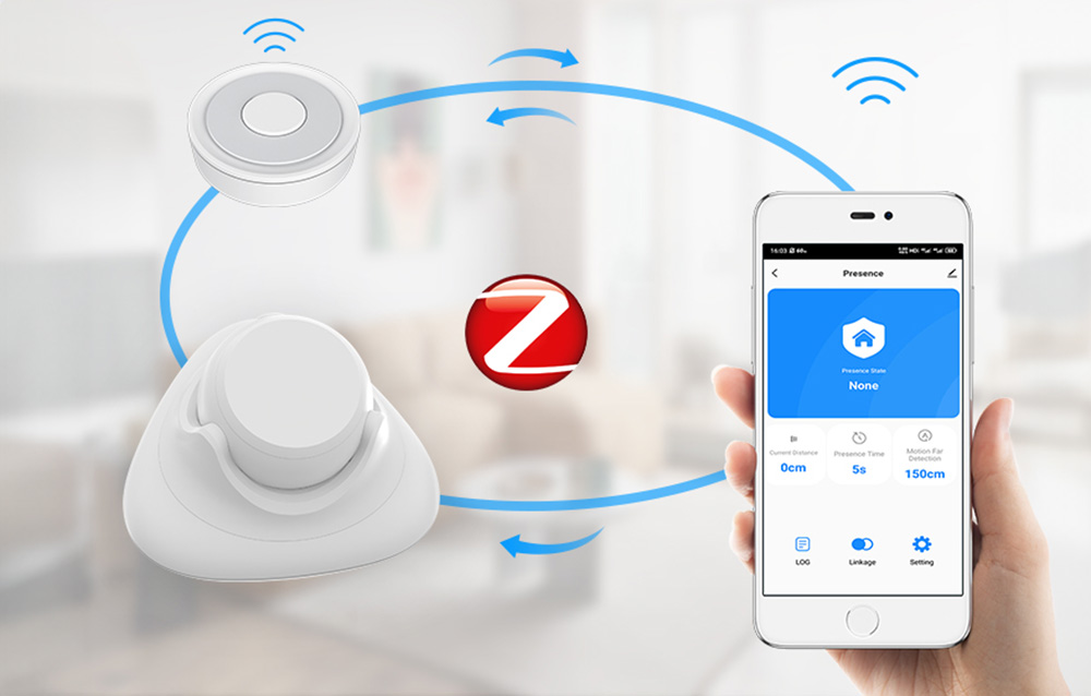NEO NAS-PS09B okos jelenlétérzékelő, Zigbee 3