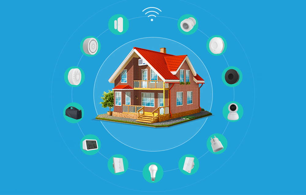 NEO NAS-TH02W okos hő- és páraérzékelő kijelzővel, Wi-Fi, TUYA 3