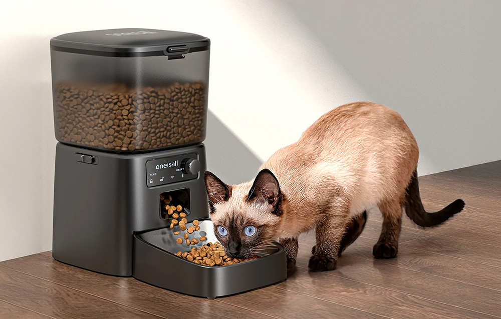 Oneisall PFD001 Pro intelligens ételadagoló (fekete) 3