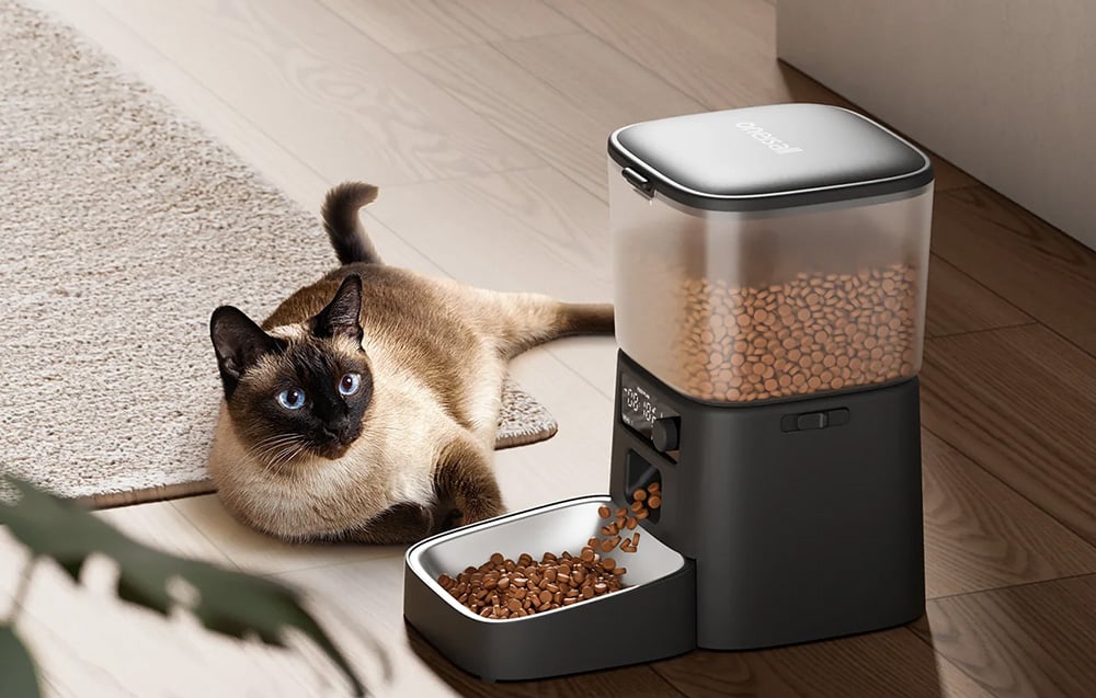 Oneisall PFD001 Pro intelligens ételadagoló (fekete) 4