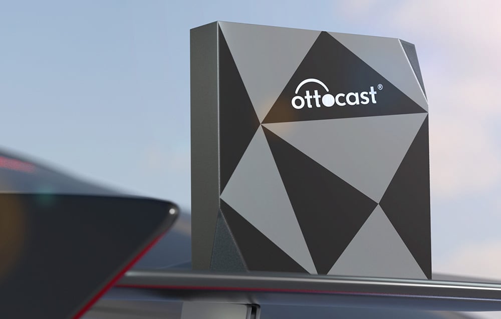 Ottocast CP76 U2-AIR vezeték nélküli adapter,  Carplay, fekete 1
